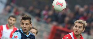 Duell ohne Sieger. Union Berlin und 1860 München trennen sich mit einem 2:2- Unentschieden.