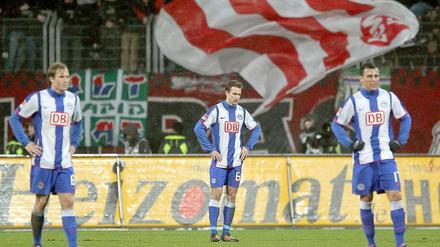 Tristesse in Nürnberg: Ottl, Janker, Ben-Hatira.