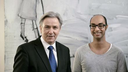 Termin im Roten Rathaus: Klaus Wowereit lud den Researchgate-Gründer Ijad Madisch zum Informationsaustausch ein.