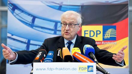 Rainer Brüderle will die Finanztransaktionssteuer nicht ohne Großbritannien. 