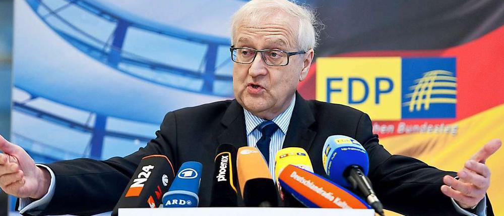 Rainer Brüderle will die Finanztransaktionssteuer nicht ohne Großbritannien. 