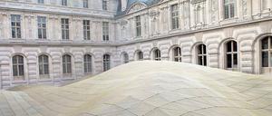 Fliegender Teppich. Unter der Cour Visconti liegt die Abteilung für islamische Kunst des Louvre. Foto: 2012 Gamma-Rapho