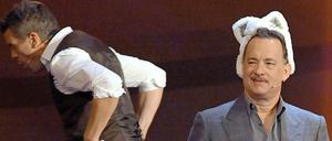 Tom Hanks wollte als Gast bei Markus Lanz eigentlich nur noch, dass die Sendung endlich vorbei ist.