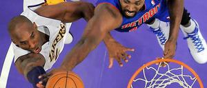 Ich dunke Sie. Kobe Bryant (links) siegte mit den Lakers.