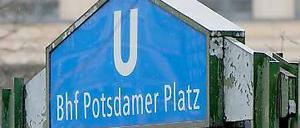 Zu einem unschönen Zwischenfall kam es am Montagmorgen am Potsdamer Platz.