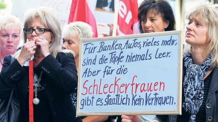 Kampf um die Zukunft: Doch die Demonstrationen für eine staatlich finanzierte Auffanggesellschaft blieben ohne Erfolg. 