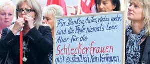 Kampf um die Zukunft: Doch die Demonstrationen für eine staatlich finanzierte Auffanggesellschaft blieben ohne Erfolg.