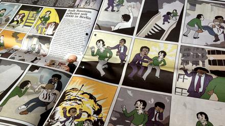 Comic-Journalismus: Bereits im vergangenen Jahr nutzte die "B.Z." Comic-Elemente in ihrer Sonderausgabe zum Jahrestag der Anschläge vom 11. September 2011.