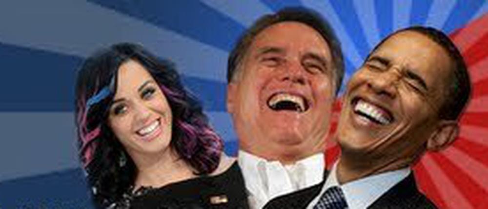Obama und Romney singen "Hot and Cold".