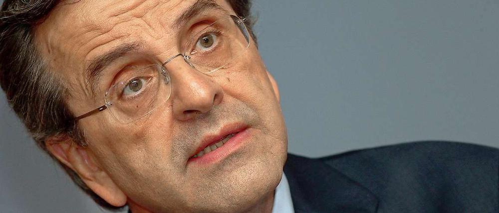 Der griechische Ministerpräsident Antonis Samaras