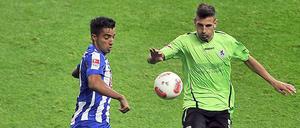 Ausgewechselt. Beim letzten Saisonspiel gegen 1860 München musste Allagui (l.) in der 62. Minute für Ronny weichen.