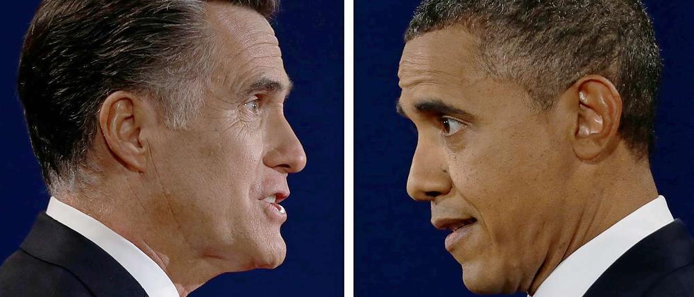 Mitt Romney fordert Barack Obama heraus.