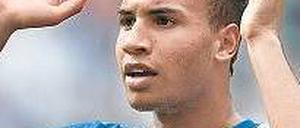 Trainer, Erbarmen! Hertha-Verteidiger John Anthony Brooks musste sich eine lange Ansprache von Jos Luhukay anhören.