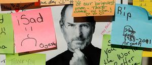 Vor einem Jahr starb Steve Jobs - diese Zettel stammen aus der Zeit unmittelbar nach seinem Tod.
