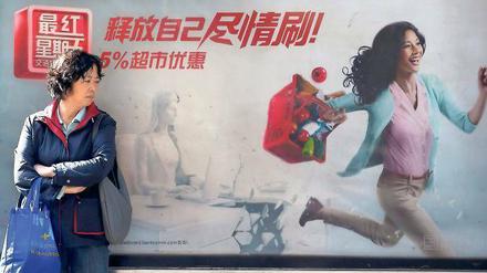 Soll und Wirklichkeit. Chinas Bruttoinlandsprodukt bleibt zum ersten Mal seit 2009 hinter dem offiziellen Wachstumsziel zurück. Foto: dapd