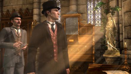 Watson und Sherlock Holmes im Einsatz.