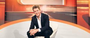 Am Start. Markus Lanz in der Kulisse der reformierten „Wetten, dass..?“-Show. Foto: dpa