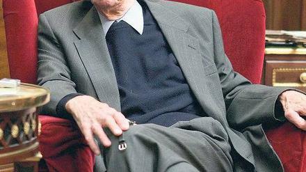 Widerspruch in gefährlichen Zeiten. Eric Hobsbawm 2008 in Wien. Foto: Roland Schlager/dpa