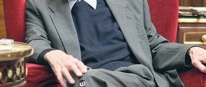 Widerspruch in gefährlichen Zeiten. Eric Hobsbawm 2008 in Wien. Foto: Roland Schlager/dpa