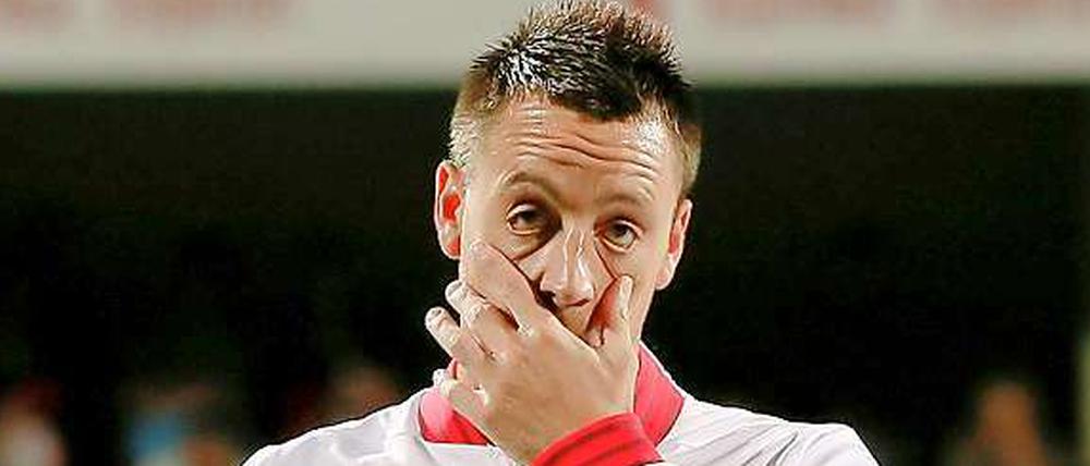 Ein unschöner Abschied. John Terry wird nicht mehr für England spielen. Er spürte keinen Rückhalt aus dem Verband aufgrund seiner vermeintlichen rassistischen Äußerungen 