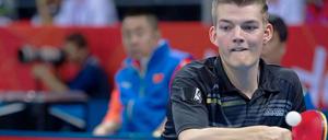 Zukunft an der Platte. Andreas Schmidberger trug in London die deutsche Fahne bei der Schlussfeier. In Rio de Janerio will er die Goldmedaille gewinnen.