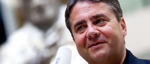 Pause von der Babypause: Sigmar Gabriel Anfang August vor Journalisten in der Berliner SPD-Zentrale