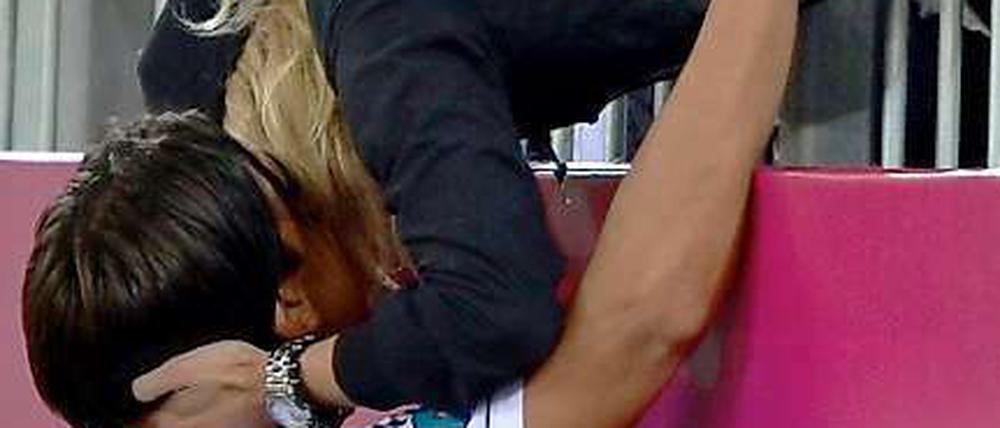 Deutschlands Sami Khedira und seine Feundin Lena Gercke