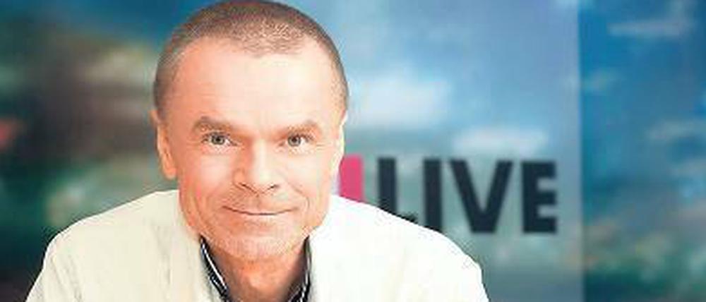 Wenn Mitternacht vorüber ist, setzt sich Jürgen Domian ans Mikrofon. Foto: WDR