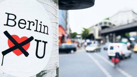 Ungeliebt. Neuankömmlinge und Touristen sind in Kreuzberg, wie dieser Aufkleber nahelegt, nicht immer willkommen. Wohnungsnot und steigende Mieten haben die Stimmung vor allem in den zentralen Ortsteilen kippen lassen. Die Anwohner befürchten, aus dem Zentrum gedrängt zu werden.