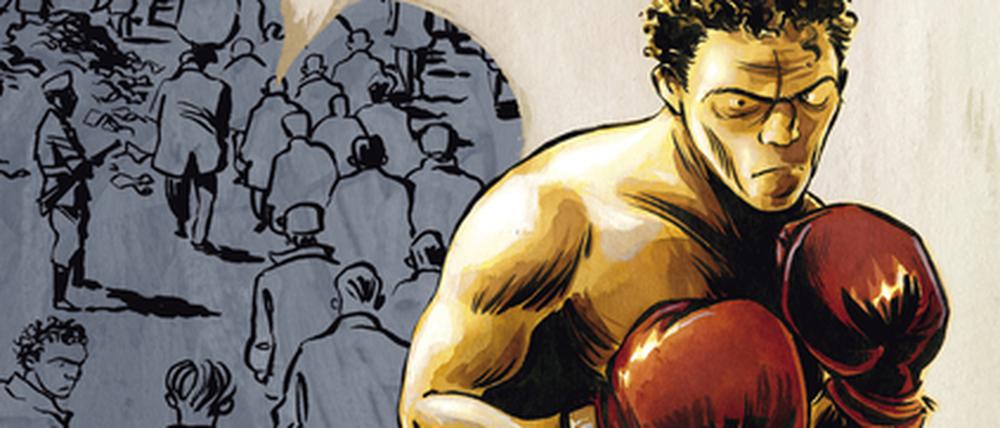 Überlebenskampf: Das Cover von Reinhard Kleists neuer Graphic Novel „Der Boxer“.