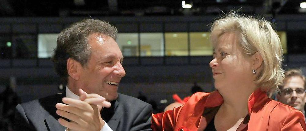 Klaus Ernst und Gesine Lötzsch.