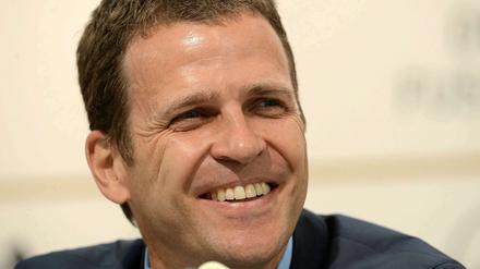Positiv angespannt: Teammanager Oliver Bierhoff.
