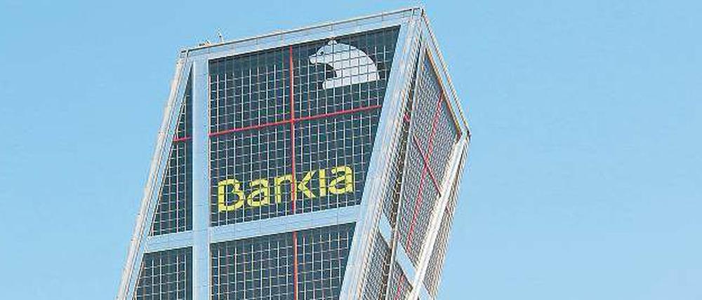 Notbremse. Die bereits verstaatlichte Großbank Bankia wird wohl den größten Teil der Hilfsgelder in Anspruch nehmen. 