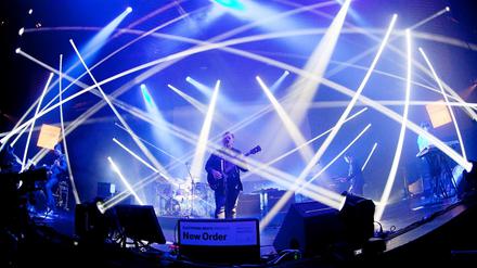 Doch noch einmal in Berlin. New Order am Donnerstagabend im Tempodrom.