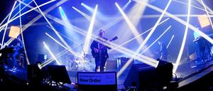 Doch noch einmal in Berlin. New Order am Donnerstagabend im Tempodrom.