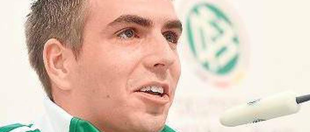 Philipp Lahm, 28, ist seit Sommer 2011 Kapitän