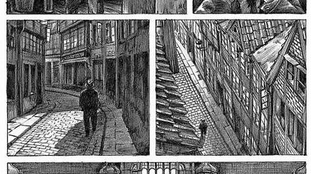 Eine Szene aus Kreitz Comic "Haarmann".