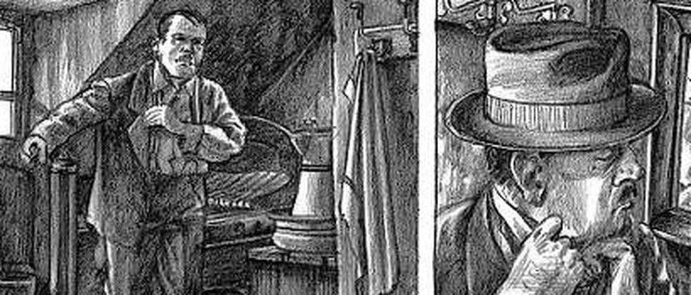 Eine Szene aus Kreitz Comic "Haarmann".