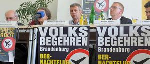 Start. Die Unterschriftensammlung fürs BER-Nachtflugverbot hat begonnen.