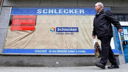 Schluss bei Schlecker: Viele Filialen sind bereits geschlossen, viele weitere werden folgen.
