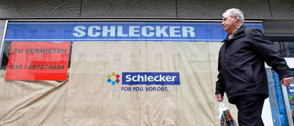 Schluss bei Schlecker: Viele Filialen sind bereits geschlossen, viele weitere werden folgen.