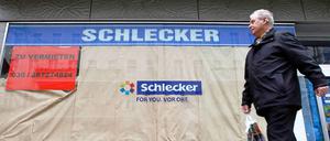 Schluss bei Schlecker: Viele Filialen sind bereits geschlossen, viele weitere werden folgen.