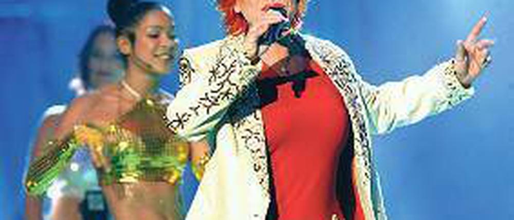 Veteranin. Lou war 2003 in Riga dabei und singt heute in der Kulturbrauerei. Foto: dapd