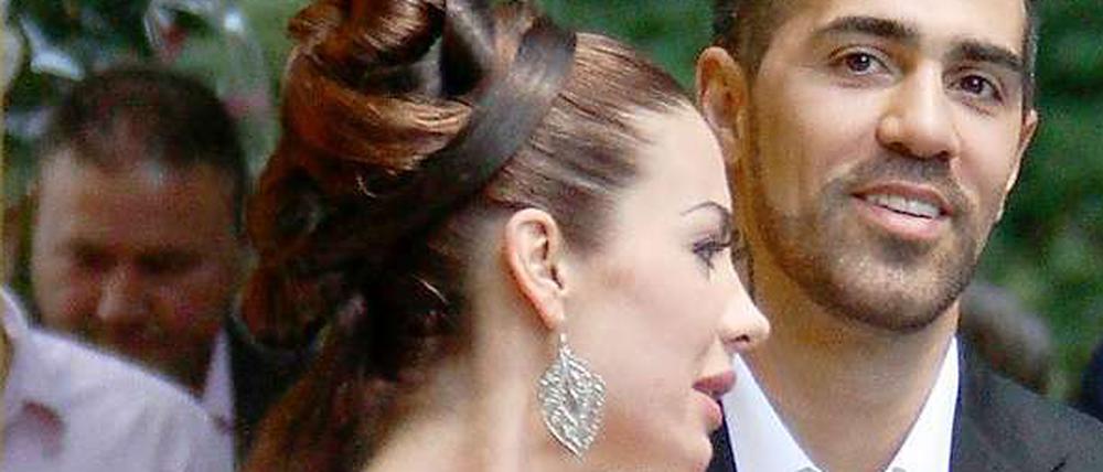 Sie haben heute geheiratet: Rapper Bushido uns seine schwangere Frau Anna-Maria Lagerblom