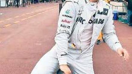 Auf dem Absprung? Michael Schumacher beim Großen Preis von Monaco. Foto: dpa