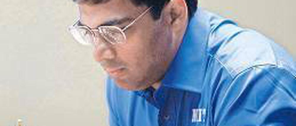 Im Energiespar-Modus. Viswanathan Anand scheint bei der WM die Leichtigkeit früherer Tage zu fehlen. Foto: dapd