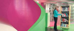 Gewunden. Die Bibliothek der BTU Cottbus hat keinen klassischen Lesesaal mehr.