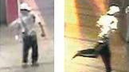 Der Gesuchte. Dieser Mann schlug auf die Polin am Alexanderplatz ein. Foto: Polizei