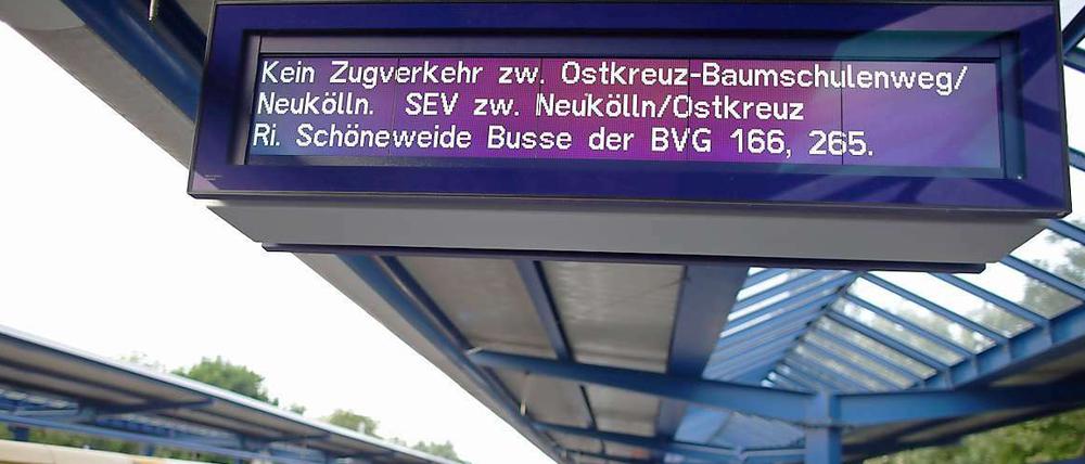 Ein Kabelbrand legt den Ostring lahm. Auf der Strecke haben Kabel gebrannt.