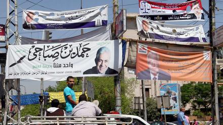 Wahlplakate in Kairo